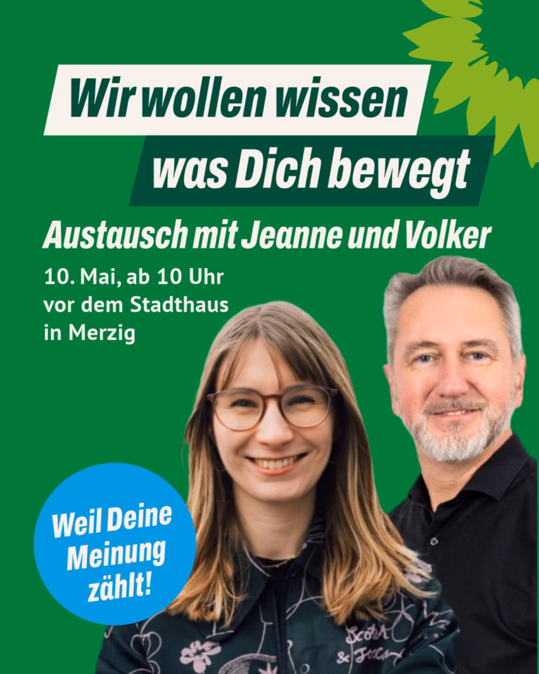 Wir wollen wissen was dich bewegt! – Austausch mit Jeanne & Volker